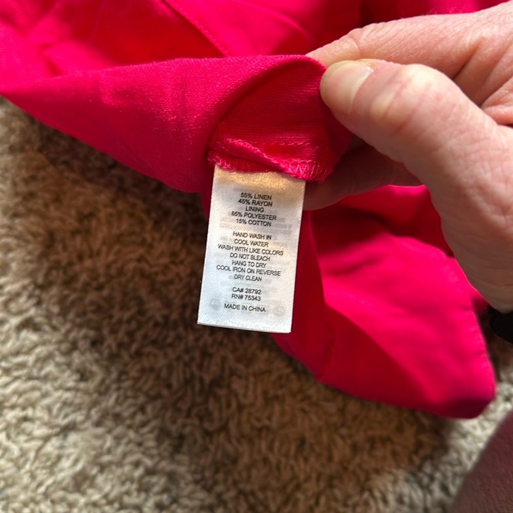 House of Harlow 1960 linen blend blend puff sleeve mini dress - Picture 11 of 11